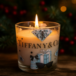 Tiffany & Co inspired Gingerbread Candle